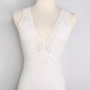 Guess  - White Bondage Bodycon Dress